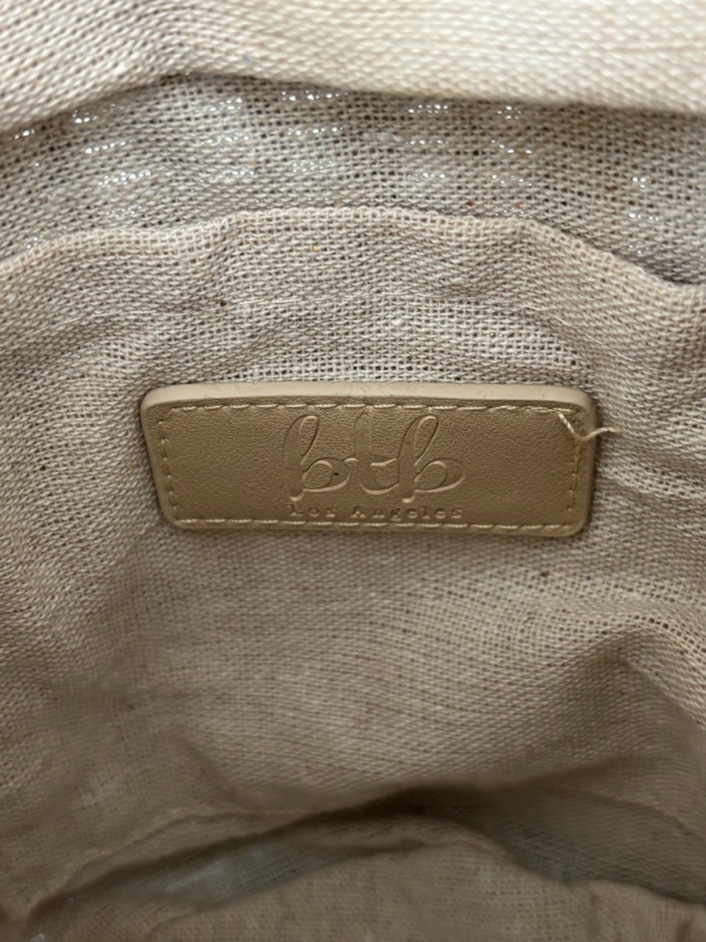 Btb Los Angeles Chloe Pearl Blue Basket Bag NWOT Rattan Pearls Bucket-Style - Picture 9 of 12